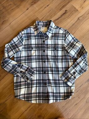 Tilley Women's Plaid Button-Down Shirt - White, Black & Pink